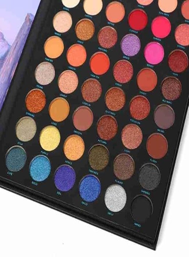 PEACORA 48 Multi-Color Eyeshadow Palette, Highly Pigmented and Long Wearing Eye Shadow Palette with Matte, Shimmer & Glitter Shades, Easy to Blend for Eye Makeup, 57.6 g - Image 3