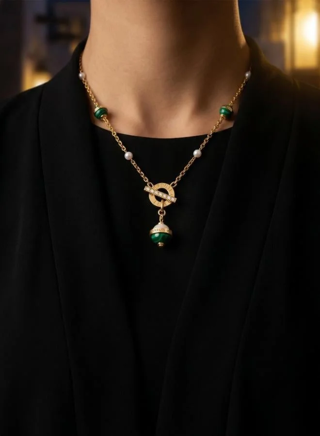 شيروتي 1881 Luciana Gold Plated Stainless Steel Necklace for Women 450mm