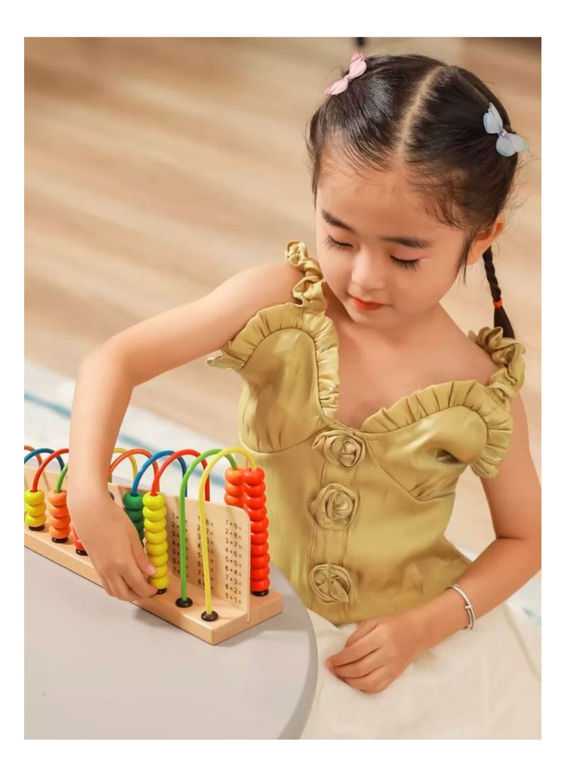 VIGA Wooden Abacus & Math Learning Board – Educational Toy  - Image 3