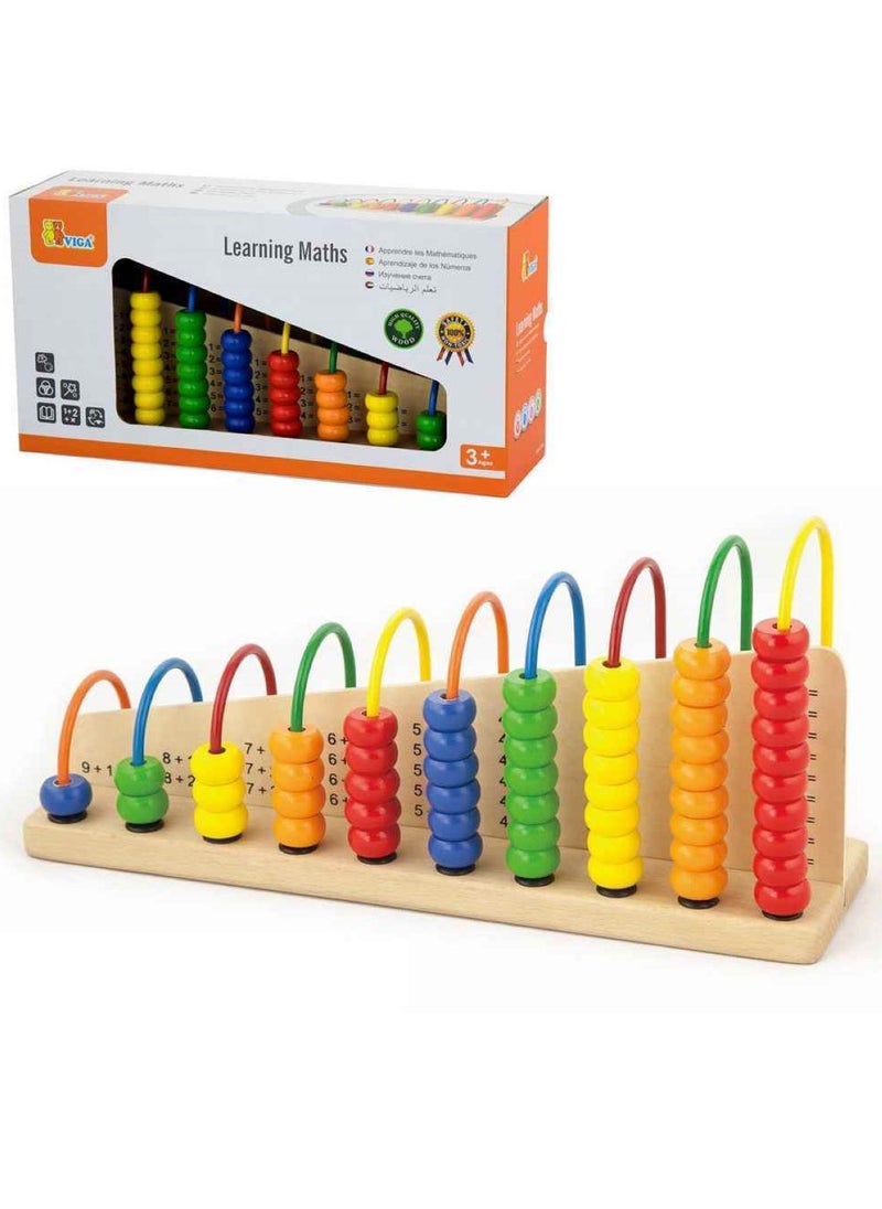 VIGA Wooden Abacus & Math Learning Board – Educational Toy  - Image 5