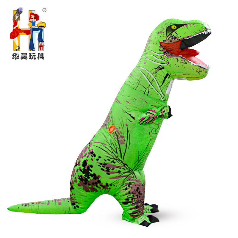 Cross-border hot selling Halloween Tyrannosaurus dinosaur inflatable clothing festival party funny inflatable clothing cosplay - Image 3