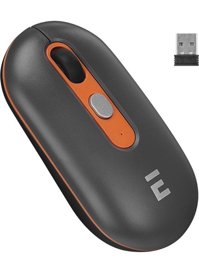 Everest SMW-444 USB Silver Bluetooth and 2.4ghz Optical Wireless Mouse  - Image 1
