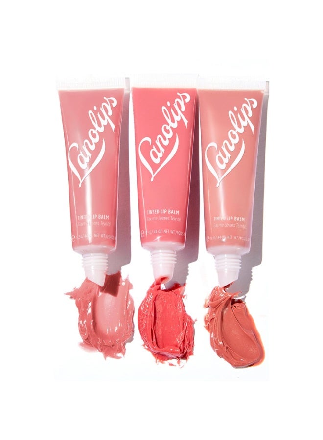 Lanolips Tinted Lip Balm - Enriched with Lanolin Oil for Shine & Hydration - Hydrating Tinted Lip Gloss Tube - Rose (12.5g / 0.44oz) - Image 3