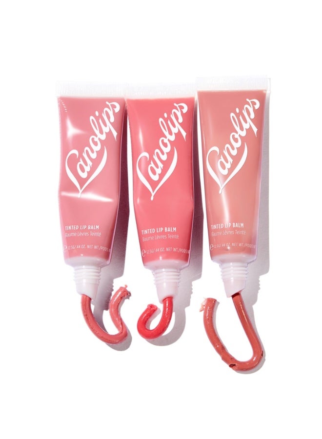 Lanolips Tinted Lip Balm - Enriched with Lanolin Oil for Shine & Hydration - Hydrating Tinted Lip Gloss Tube - Rose (12.5g / 0.44oz) - Image 4