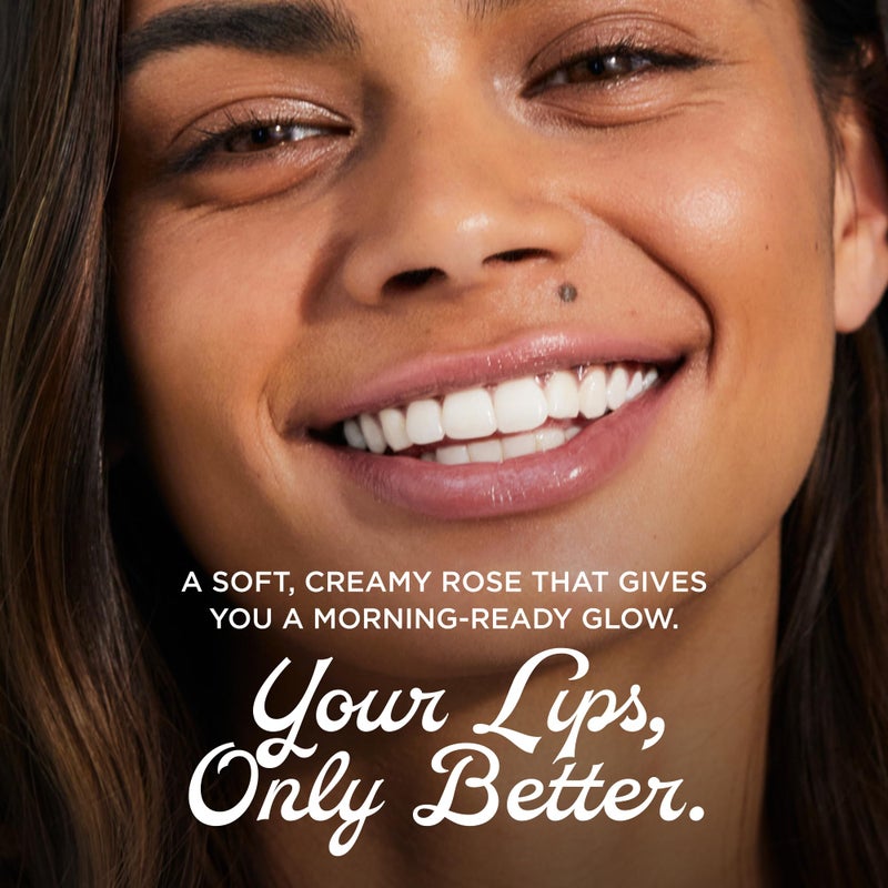 Lanolips Tinted Lip Balm - Enriched with Lanolin Oil for Shine & Hydration - Hydrating Tinted Lip Gloss Tube - Rose (12.5g / 0.44oz) - Image 5