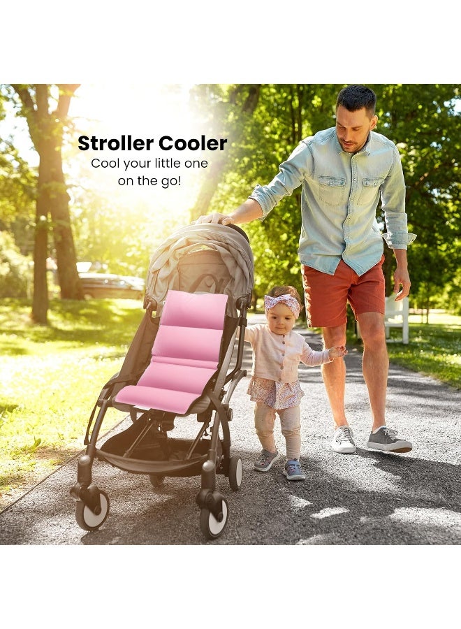 Swanoo Car Seat Cooling Pad, Stroller Cooling Pad with Ice Pack for Babies Toddler and Kids, Sun and Heat Cover Protector for Summer Carseat Cooler Liner… - Image 4