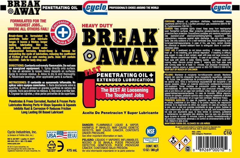 Ozium زيت سيكلو بريك أواي سريع الاختراق - Image 2