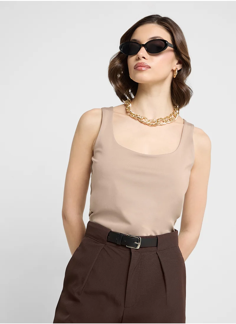 فيرو مودا Square Neck Top