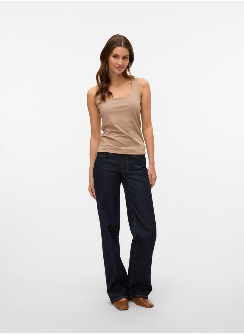 VERO MODA - Reversible Neck Detail Top - Image 1