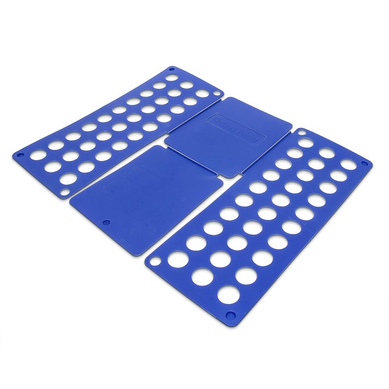 Relaxdays Folding Board A4 Format Plastic Assistant Easy Packing TShirts  Towels HWD 701 x 588 x 02 cm Blue