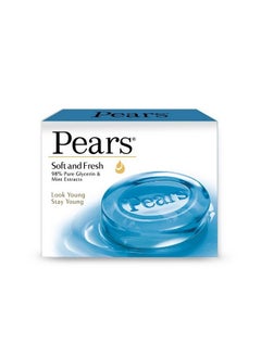 Pears صابون استحمام ناعم ومنعش يحتوي على 98% من الجلسرين النقي 125 جرام  - Image 1