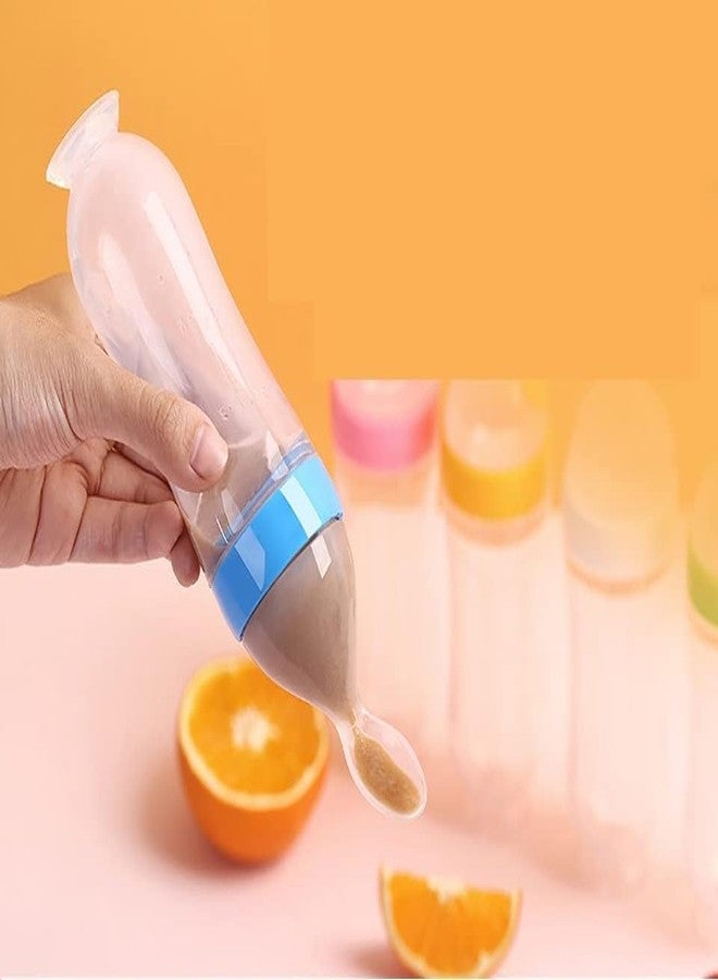 CUTEABLY أداة تقطيع الفاكهة للأطفال من كيوتيبلي بيبي، وأداة تغذية، وفرشاة أصابع سيليكون، وعضاضة (اللون 7) - Image 3