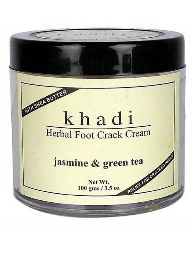 Khadi Herbal - Jasmine & Green Tea Foot Cream 100Gm L Parvati Gramodyog Herbal Products Made In India - Image 1
