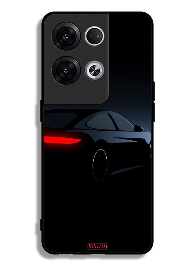 Tolwak غطاء حماية أوبو رينو 8 برو بلس 5G - سيارة داكنة - Image 2