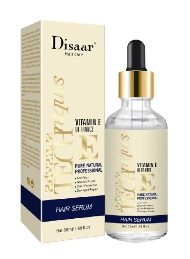 ديسار مصل الشعر مضاد للتجعد وتغذية وإصلاح الشعر التالف وحماية اللون وطبيعي نقي واحترافي بتقنيات متقدمة للعناية بفيتامين ه من فرنسا 50 مل - Image 1
