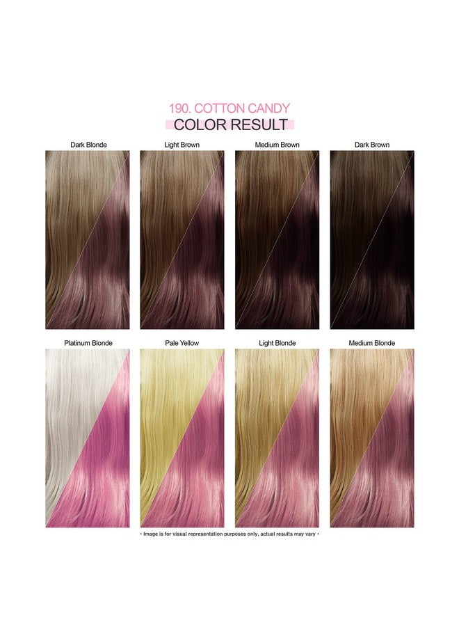 Adore Dore Semi Permanent Hair Color Vegan And Crueltyfree Hair Dye 4 Fl Oz 190 Cotton Candy (Pack Of 2)  - Image 4
