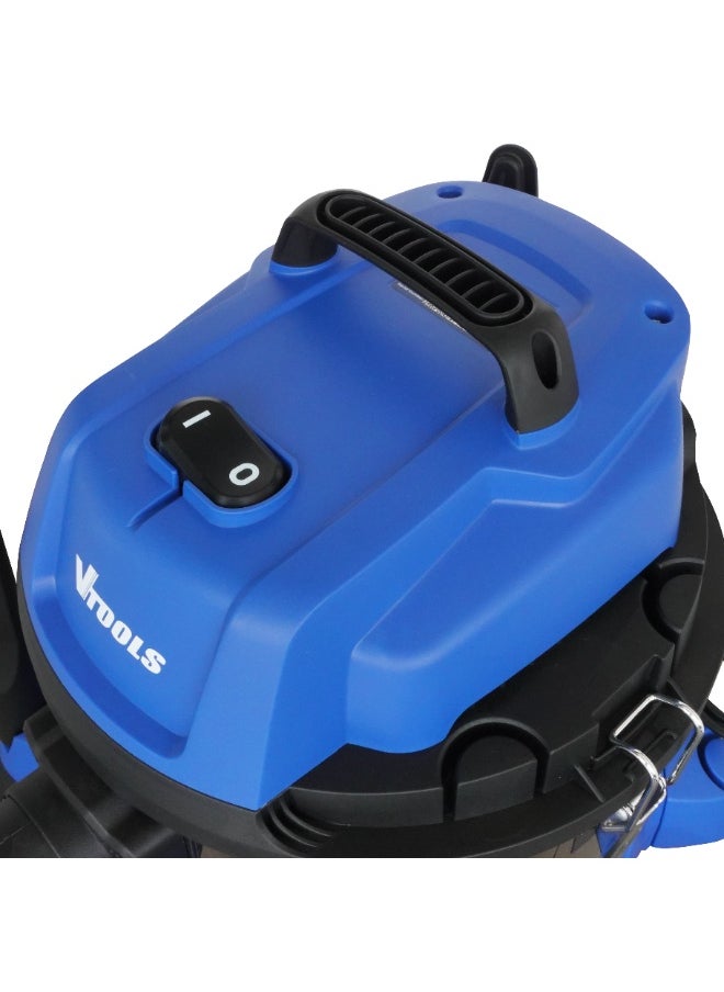 VTOOLS VTOOLS 1200W 15L Wet Dry Vacuum Cleaner with Powerful Suction  - Image 2