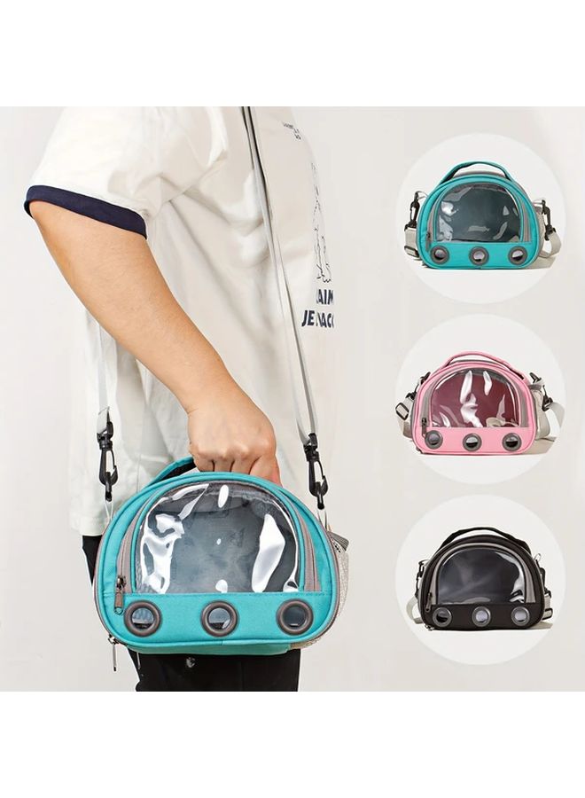 Green Small Pet Portable Carrier Bag For Hamsters Parrots And Other Animals - Image 2