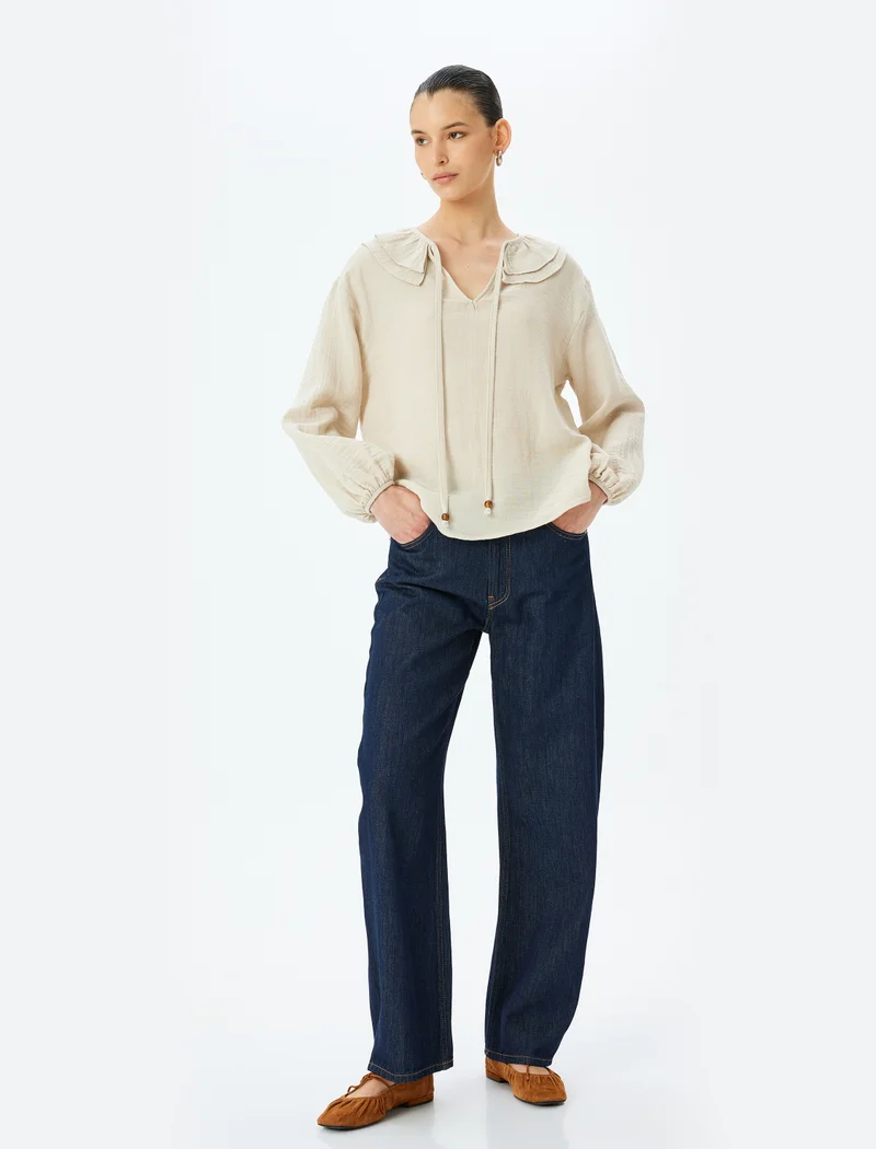 كوتون Muslin Blouse