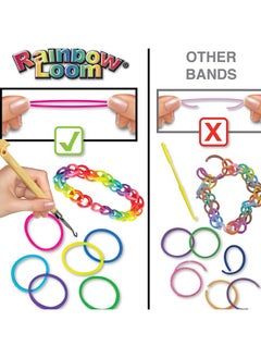 Rainbow Loom Rainbow Loom® Loomi-Pals™ Combo Set, Features 60 Cute Assorted LP Charms, The New RL2.0, Happy Looms, Hooks, Alpha & Pony Beads, 2300 Colorful Bands All in a Carrying Case forBoys and Girls 7+  - Image 5