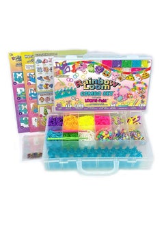 Rainbow Loom Rainbow Loom® Loomi-Pals™ Combo Set, Features 60 Cute Assorted LP Charms, The New RL2.0, Happy Looms, Hooks, Alpha & Pony Beads, 2300 Colorful Bands All in a Carrying Case forBoys and Girls 7+  - Image 3