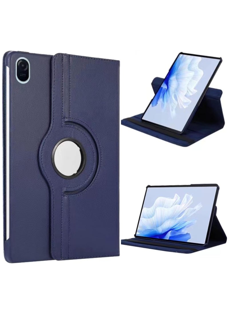VKL - Leather Case compatible with Huawei Matepad 11.5"/Air 11.5" 2023 Cover, Rotating Case Tablet PU Leather Protective Cover, 360 Degree Stand Multi-angle Pocket fit for Huawei Matepad 11.5 (Blue) - Image 1