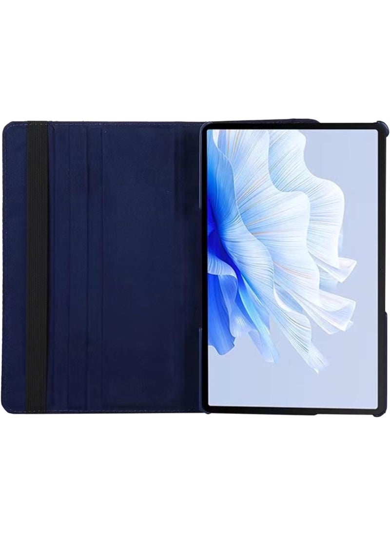 VKL - Leather Case compatible with Huawei Matepad 11.5"/Air 11.5" 2023 Cover, Rotating Case Tablet PU Leather Protective Cover, 360 Degree Stand Multi-angle Pocket fit for Huawei Matepad 11.5 (Blue) - Image 1