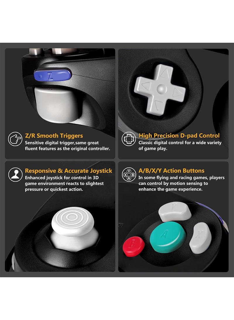 Gamecube Controller Wireless Switch Controller Bluetooth Game Controller Joystick Gamepad 2PCS  - Image 4