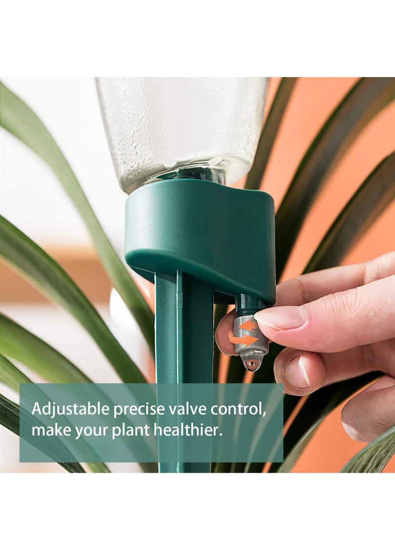 KASTWAVE Plant Watering Devices, Plant Watering Globes, Self Watering Spikes with Slow Release Control Valve Switch, Automatic Drip Irrigation Kit - Image 2