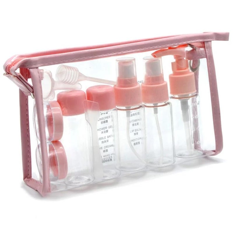 Brille Bee Refillable Cosmetic Containers Clear Spray Bottles Empty Vacuum Bottles for Travel Lotion Emulsion  - Image 1