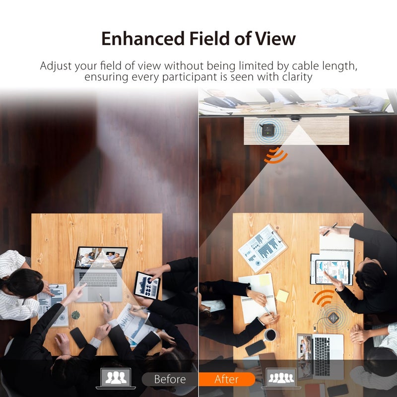 j5create Wireless Extender for USB Webcam, Microphones, or Speakers, Ideal for Streaming & Conferencing, No USB Mouse/Keyboard Compatibility (JVW120) - Image 4