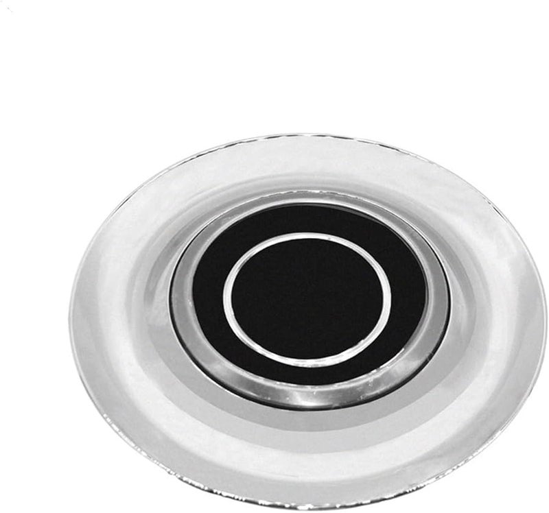 غطية مركز العجلة العائمة من الأبيض ABS الفضي مع شعار لتويوتا 18.2 سم 6.85 سم - Image 4