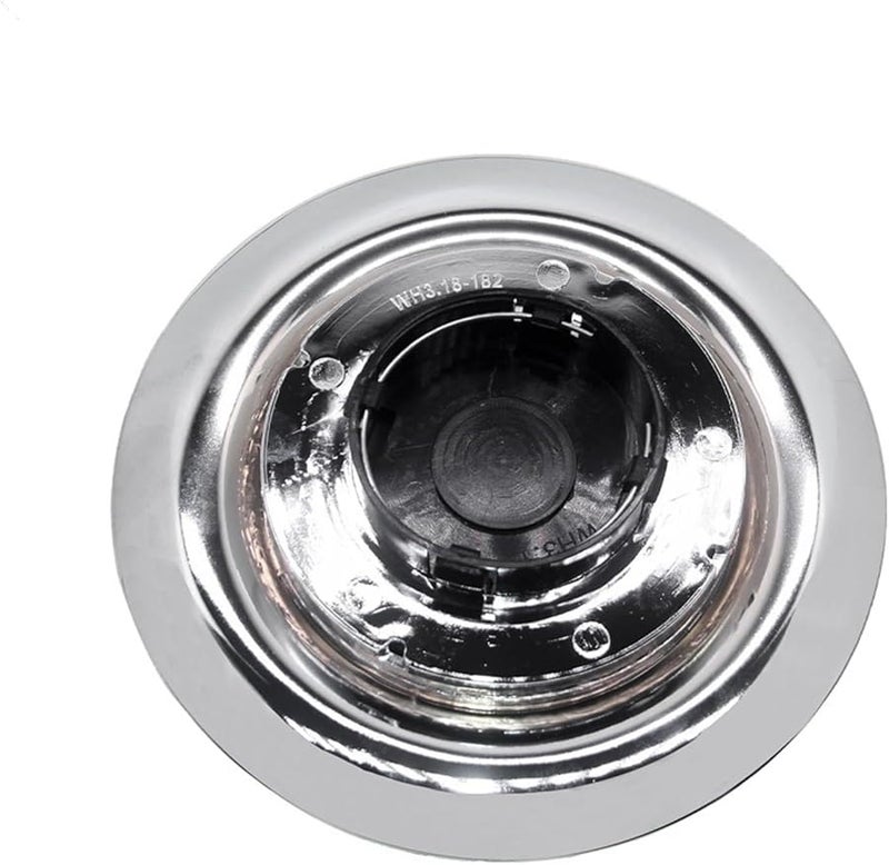 غطية مركز العجلة العائمة من الأبيض ABS الفضي مع شعار لتويوتا 18.2 سم 6.85 سم - Image 5