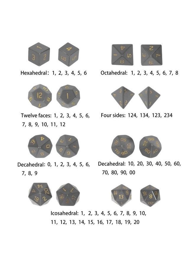 mookaitedecor 7 Pcs Rose Quartz Crystal Polyhedral Dnd Dice Set Polished Tumbled Stones Dices For Rpg Mtg Table Games Home Decoration  - Image 5