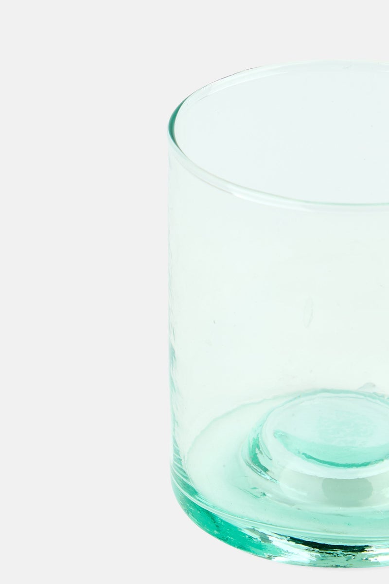 Muy Mucho Glass Single Tea Light Candle Holder 450 ml, Green  - Image 3