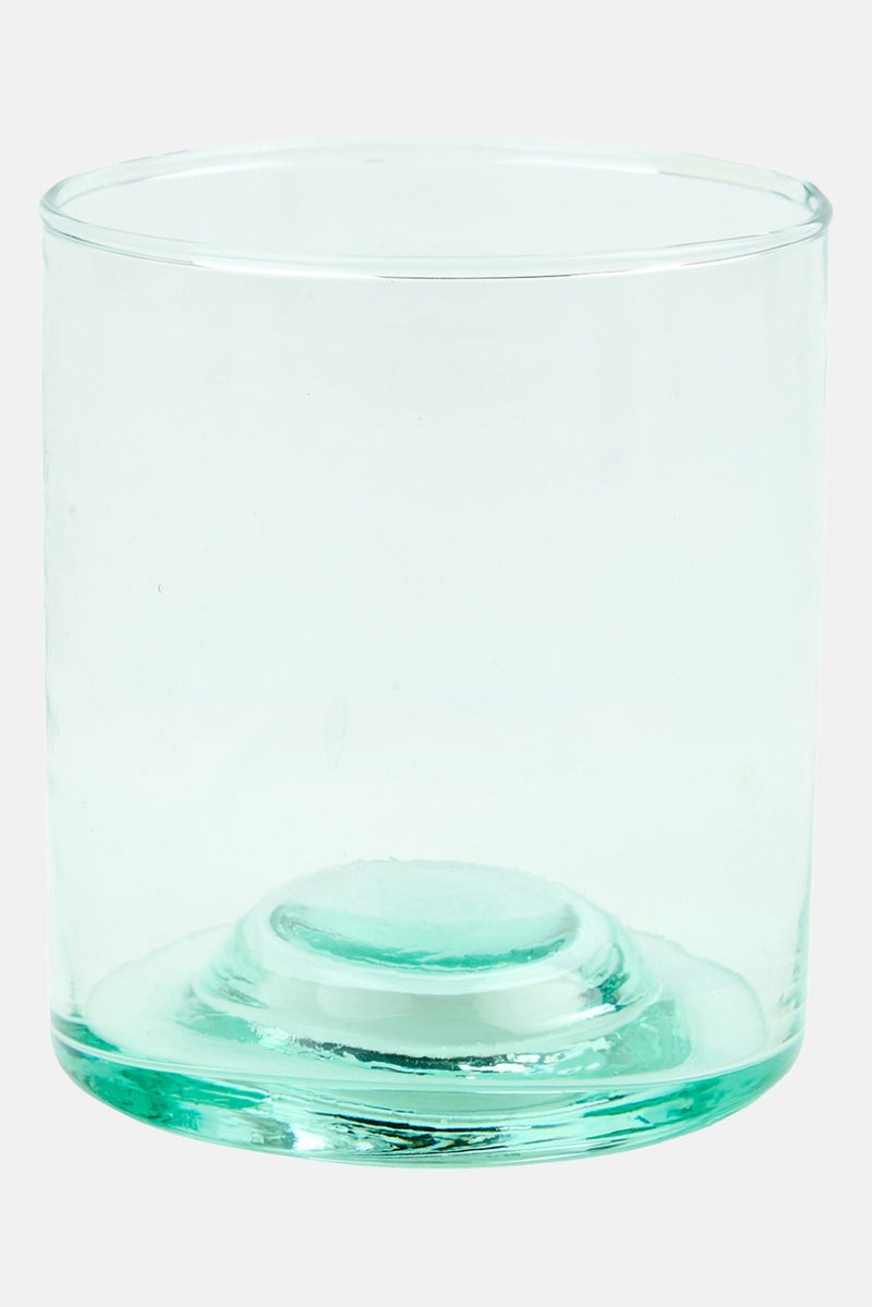 Muy Mucho Glass Single Tea Light Candle Holder 450 ml, Green  - Image 1