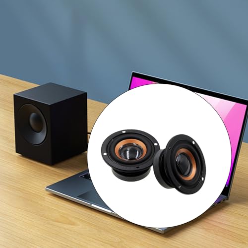 BAIMOQI 1Set 2Inch Full Frequency Speaker Perfect for DIY Projects Low Frequency Subwoofer Loudspeaker Round Waterproof, approx 64mm, As Pictures Shows - Image 5