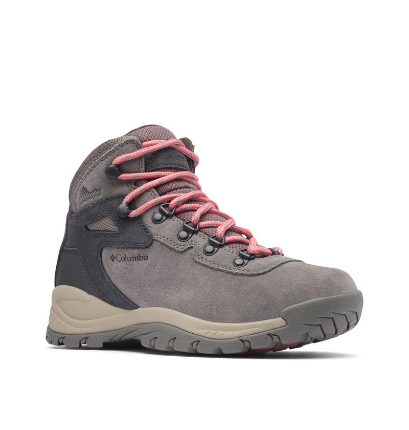 Columbia Womens Newton Ridge Plus Waterproof Amped, Stratus/Canyon Rose, 7 - Image 1