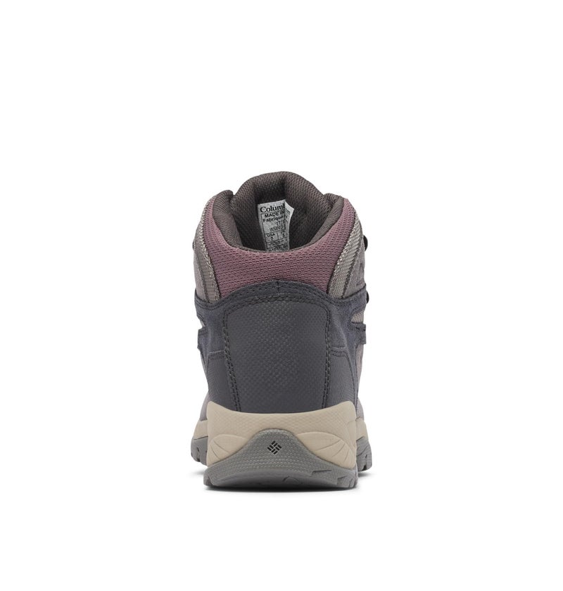 Columbia Womens Newton Ridge Plus Waterproof Amped, Stratus/Canyon Rose, 7 - Image 4
