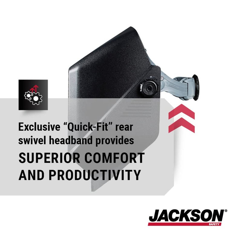 Jackson Safety خوذة لحام جاكسون سيفتي HSL 100 - خوذة لحام ذات تظليل تلقائي مع ADF متغير رقمي - تصميم ضيق للمساحات الضيقة - ANSI Z87.1 - Image 5