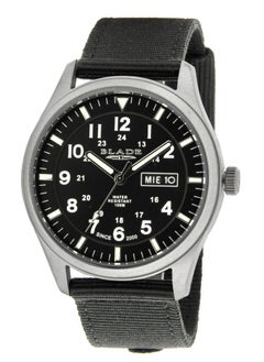 Blade BLADE Runner Black 3603G6SNS SS & Nylon Day-Date Men's Watch  - Image 1