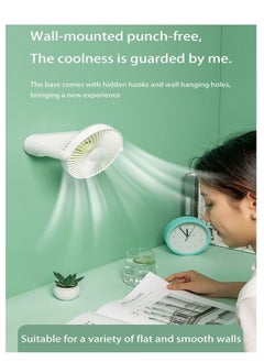 MIXDE 4000mAh Air Circulation Fan Small Quiet Desk Fan with Pedestal Control 4 Speed Cooling Fan Floor Fan for Whole Room Home Bedroom Office  - Image 2