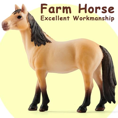 Divwa 15 Pcs Farm Animal Toy for Toddler Kid Plastic Toy Farm Animal Figure Set Playset Including Cow Horse Goat Sheep Pig Donkey Goose Duck Turkey Chicken Dog Cat Rabbit for Kid Age 35 57 - Image 5