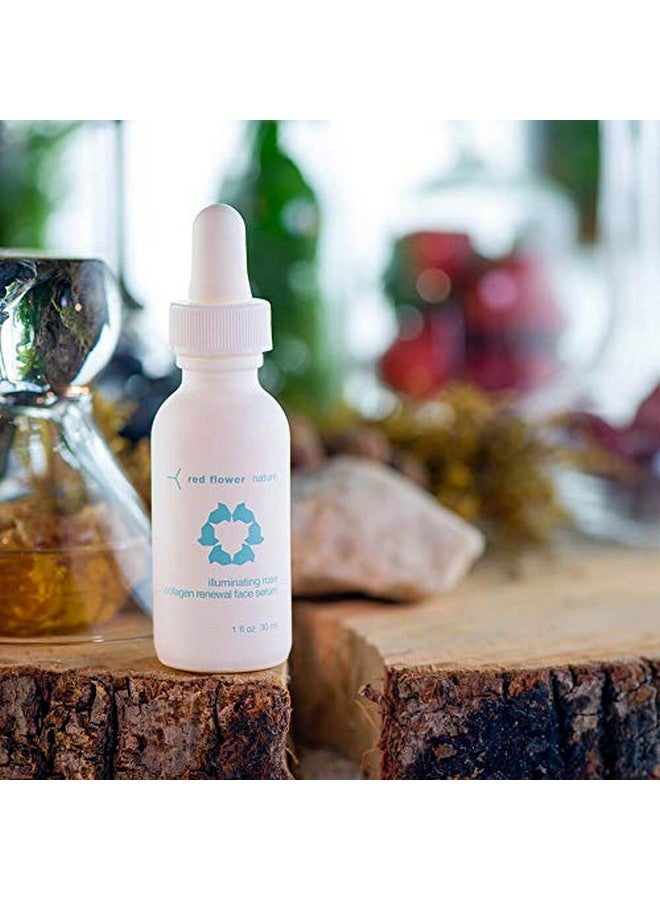 Red Flower Illuminating Rose Collagen Renewal Face Serum 1 Fl Oz - Image 2