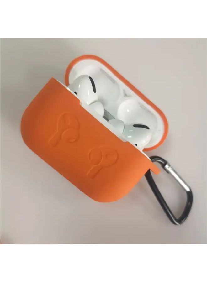 غطاء واقي أبيض لسماعات Airpods Pro اللاسلكية، مادة متينة وناعمة، هدية بسيطة وأنيقة - Image 2