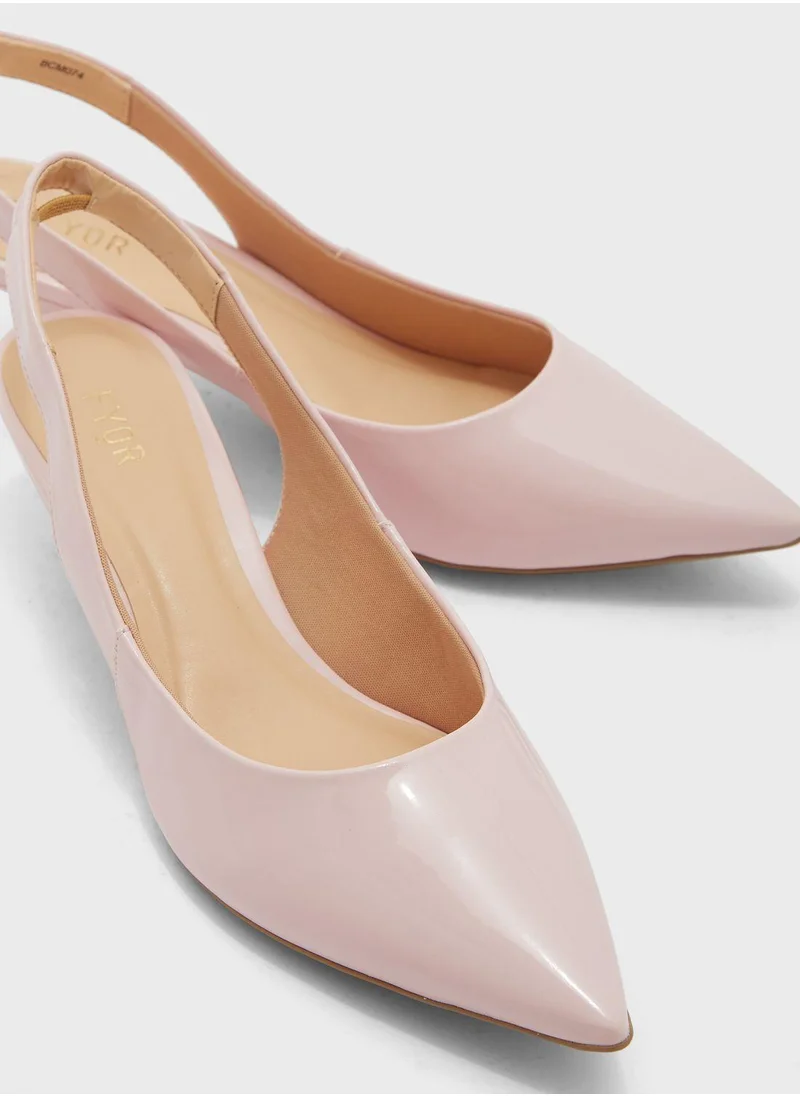 فايور Ankle Strap Low Heel Sandals