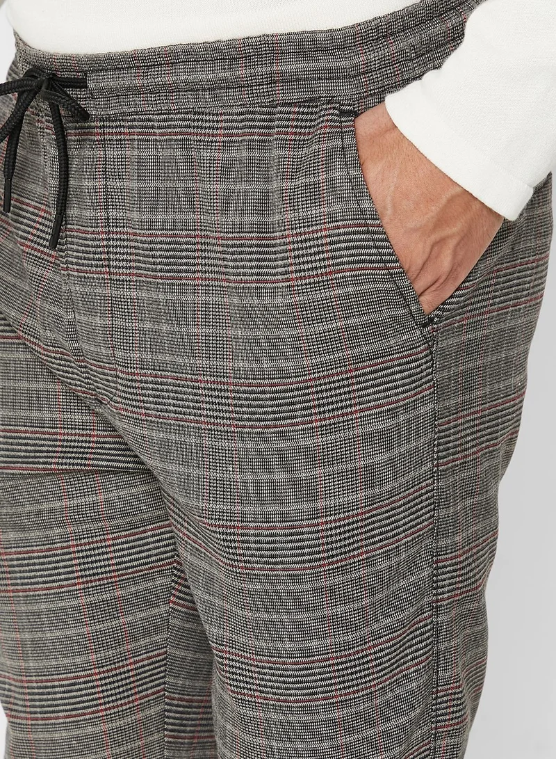 BRAVE SOUL Bravesoul Check Trouser