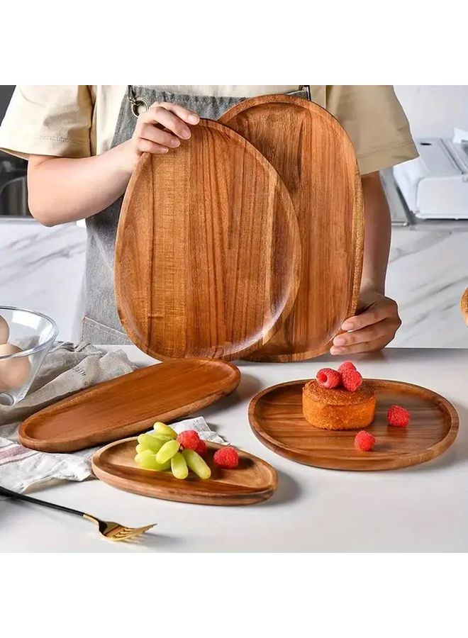 Bohemian Wooden Serving Tray with Lid for Breakfast And Snacks - Image 1