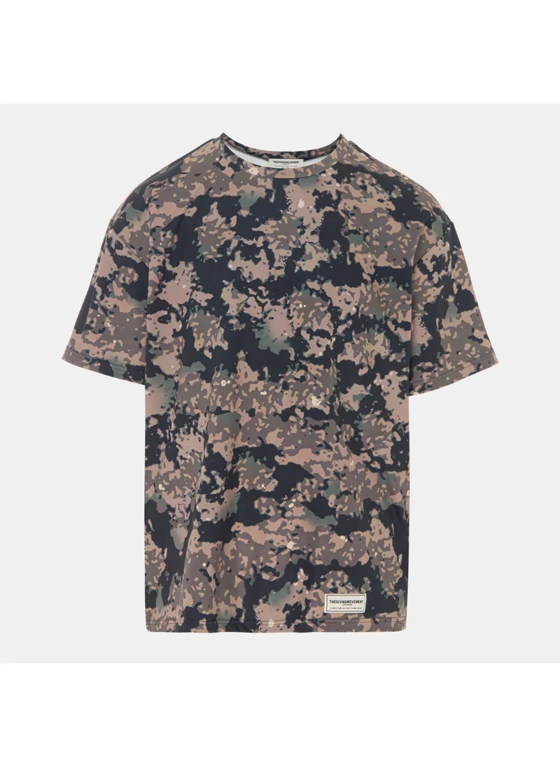 The Giving Movement Men's Map Print T-Shirt