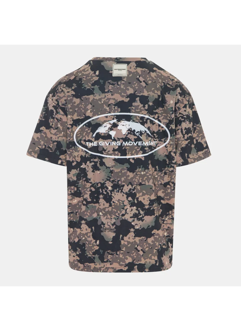 The Giving Movement Men's Map Print T-Shirt